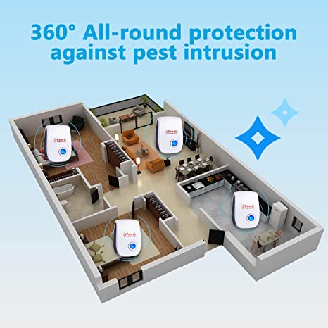 Ultrasonic Pest Repeller | Plug Pest Control Device for Home