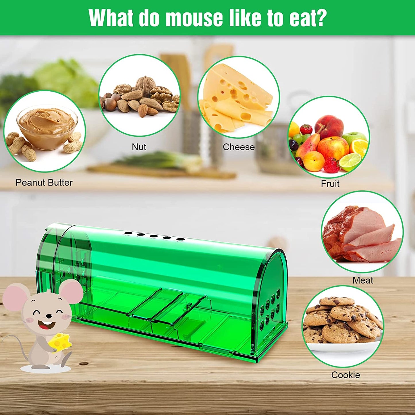 Smart Self-Locking Mouse Trap