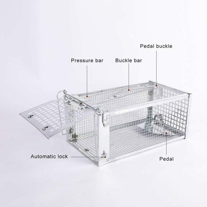 2x Rat Trap Cage Small Live Animal Pest Rodent Control